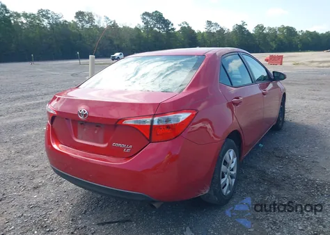 2014 Toyota Corolla Le z USA, uszkodzony, nr VIN 2T1BURHE8EC115105